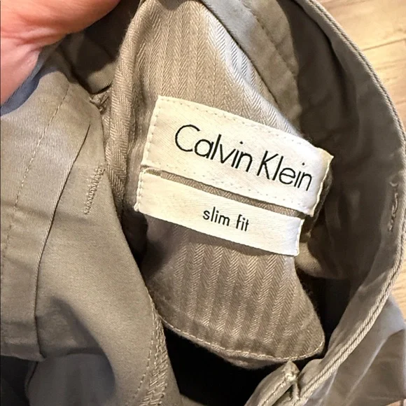 Men's Gray Pants Slim fit